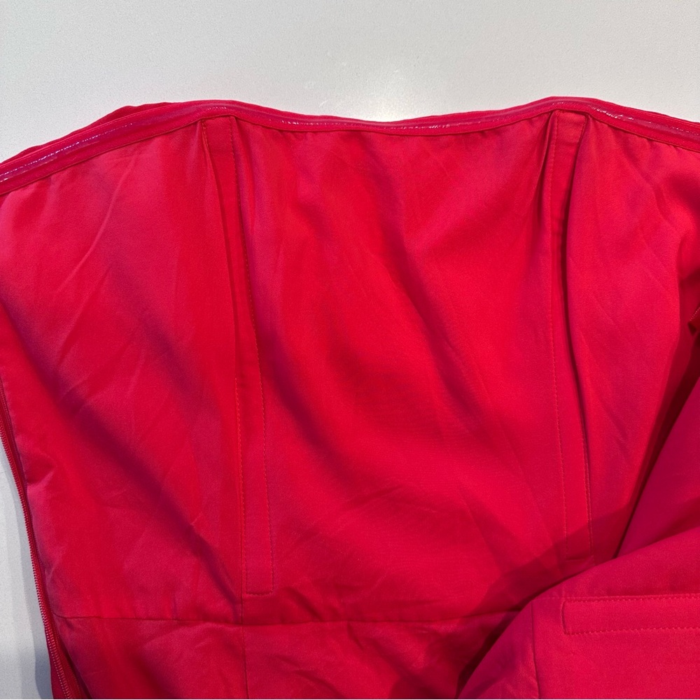 Rachel Roy RSVP Lipstick Red Pleated‎ Strapless Mini Dress Size 8 - Picture 10 of 11